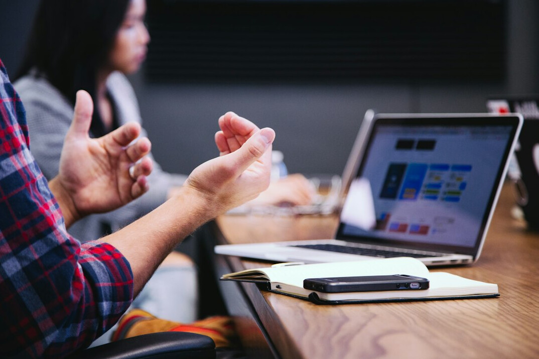 person communicating effectively